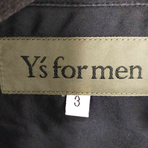 ワイズフォーメン Ys for men ワンポケットL/Sシャツ メンズ JPN:3