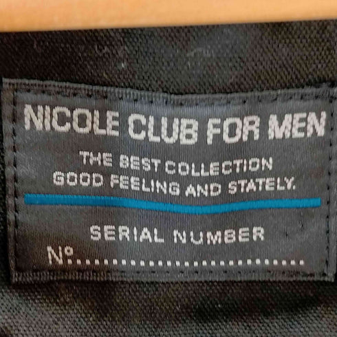 ニコルクラブフォーメン NICOLE CLUB FOR MEN OLD レースアップリブカットソー メンズ 48