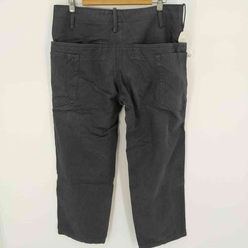 ヨウジヤマモトプールオム Yohji Yamamoto POUR HOMME 00s リネン混ワイドポケットテーパードパンツ アーカイブ メンズ JPN:2