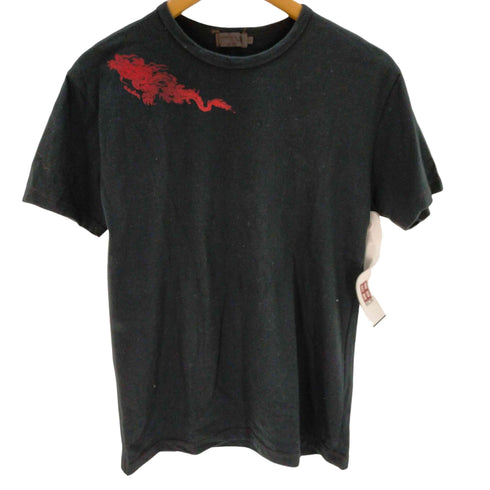コムサデモードメン COMME CA DU MODE MEN 00S ドラゴンプリントクルーネックTシャツ メンズ 2