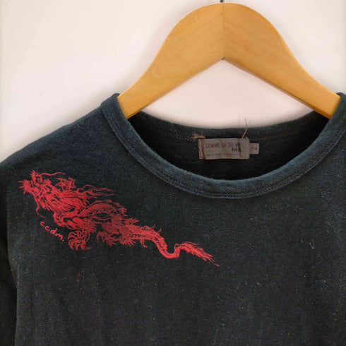 コムサデモードメン COMME CA DU MODE MEN 00S ドラゴンプリントクルーネックTシャツ メンズ 2