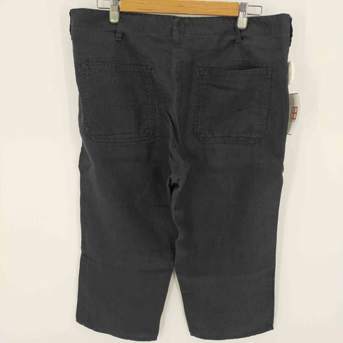 ムジルシリョウヒン 無印良品 リネン100 クロップドワイドパンツ メンズ JPN:XL
