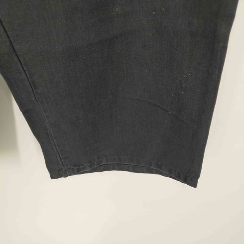 ムジルシリョウヒン 無印良品 リネン100 クロップドワイドパンツ メンズ JPN:XL