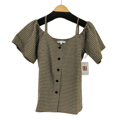 マウジー moussy SOCKER CHECK SHOULDER レディース FREE