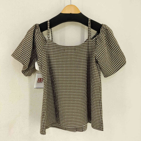 マウジー moussy SOCKER CHECK SHOULDER レディース FREE