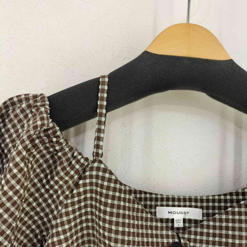 マウジー moussy SOCKER CHECK SHOULDER レディース FREE