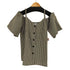 マウジー moussy SOCKER CHECK SHOULDER レディース FREE