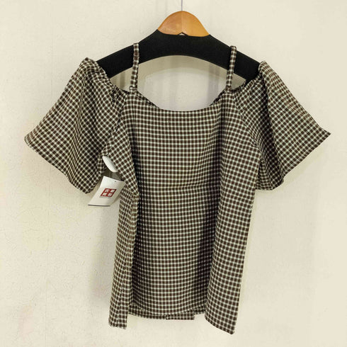 マウジー moussy SOCKER CHECK SHOULDER レディース FREE