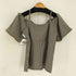 マウジー moussy SOCKER CHECK SHOULDER レディース FREE