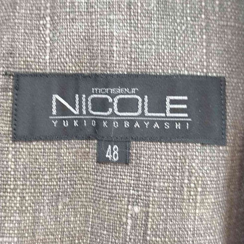 ニコル NICOLE OLD リネンジャケット メンズ JPN:48