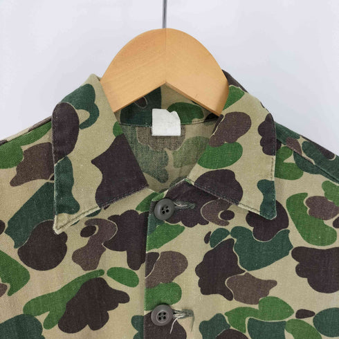 70-80S 紙タグ Duck Hunter Camo Shirt ダックハンタ―カモ シャツ メンズ