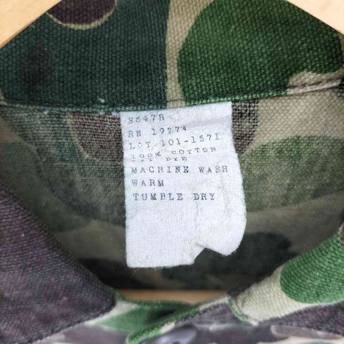 70-80S 紙タグ Duck Hunter Camo Shirt ダックハンタ―カモ シャツ メンズ