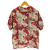 アバハウス ABAHOUSE ハワイアン 総柄 開襟 S/S アロハシャツ メンズ