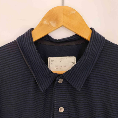 サカイ Sacai コットン ボーダー切替 ポロシャツ メンズ 3