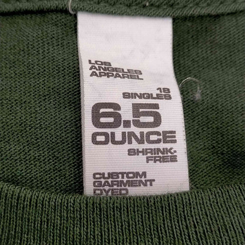 ロサンゼルスアパレル Los Angeles Apparel 6.5オンス クルーネックTシャツ メンズ JPN:XL