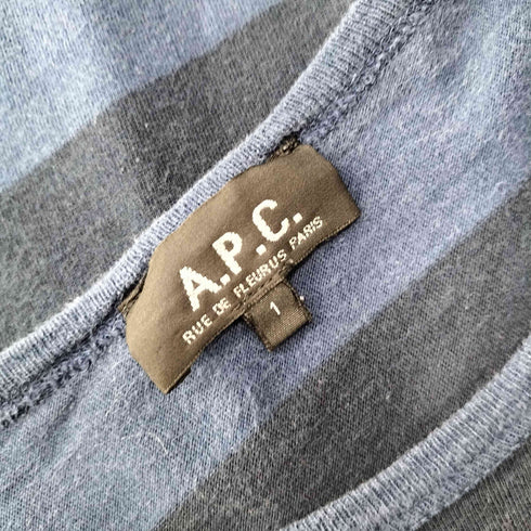 アーペーセー A.P.C. 90S フランス製 ボーダー L/S Tシャツ メンズ 1