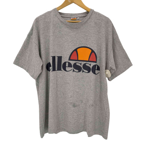 エレッセ ellesse ボックスシルエット ロゴプリントクルーネックTシャツ メンズ JPN:XL