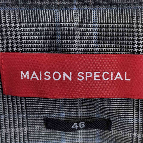メゾンスペシャル MAISON SPECIAL クレイジーパターン プライムオーバーCPOシャツ メンズ JPN:46
