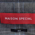メゾンスペシャル MAISON SPECIAL クレイジーパターン プライムオーバーCPOシャツ メンズ JPN:46
