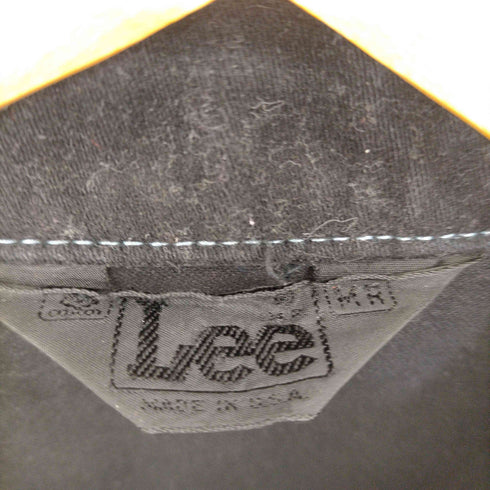 リー Lee 70S MADE IN USA 431-2147 後染めブラックモールスキントラッカージャケット メンズ