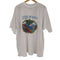 YORK 90S USA製 裾袖シングル ハワイアンプリント クルーネックTシャツ メンズ JPN:XL