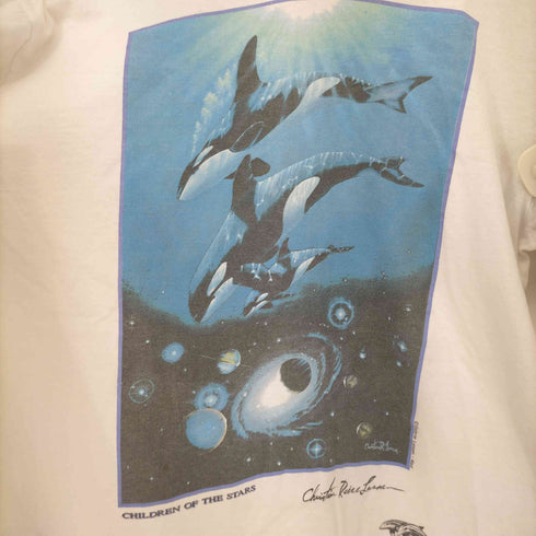THE LASSEN COLLECTION フロントプリントTシャツ メンズ import:L