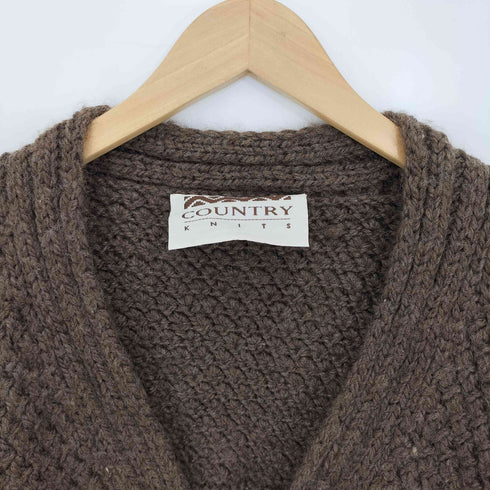 COUNTRY KNITS ニュージーランド製 ハンドニット カーディガン メンズ