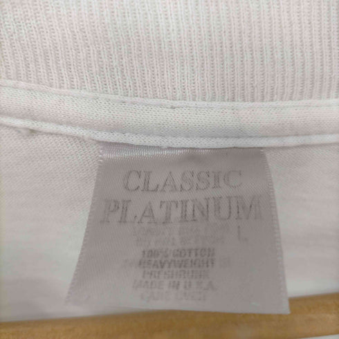 CLASSIC PLATINUM MADE IN USA フロントプリントTシャツ メンズ import:L