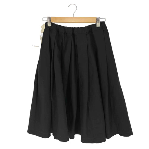 ブラックコムデギャルソン BLACK COMME des GARCONS エステル 縮絨 タックフレアスカート レディース JPN:S
