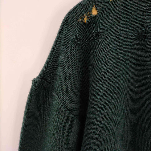 アンユーズド UNUSED 12G Damege cardigan ダメージ加工 カーディガン メンズ 4