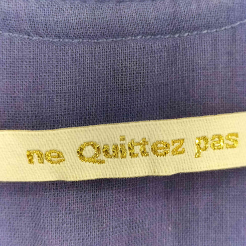 ヌキテパ NE QUITTEZ PAS ドットフレンチスリーブドレス レディース JPN:M