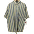 ヴァンヒューゼン VAN HEUSEN 90S エジプト製 ボタンダウン ストライプ柄 ショートスリーブシャツ メンズ import:L