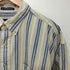 ヴァンヒューゼン VAN HEUSEN 90S エジプト製 ボタンダウン ストライプ柄 ショートスリーブシャツ メンズ import:L