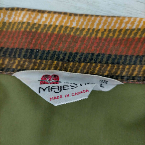 styled by majestic 60s パジャマシャツ メンズ import:L