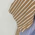 ジエダ Jieda 19SS STRIPE ASYMMETRY SHIRT 再構築半袖シャツ アシンメトリー メンズ JPN:1