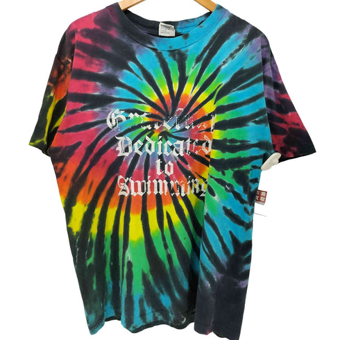 SUNDOG 90S タイダイ柄 ショートスリーブ クルーネックTシャツ メンズ import:L