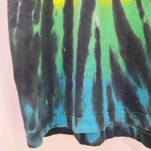 SUNDOG 90S タイダイ柄 ショートスリーブ クルーネックTシャツ メンズ import:L