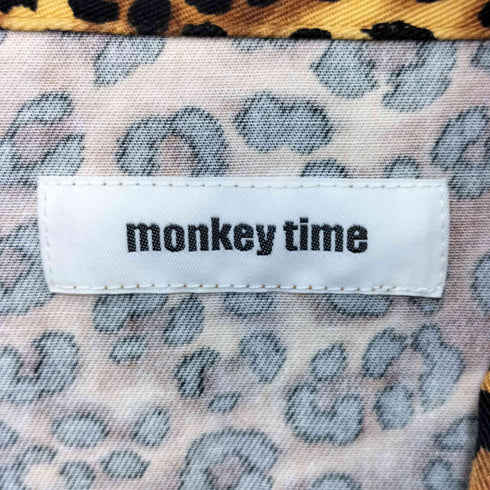 モンキータイム MONKEY TIME 2021SS KATURAGI TRACK JACKET レオパード柄 トラックジャケット メンズ JPN:XL