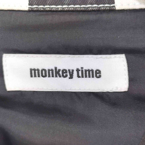 モンキータイム MONKEY TIME LIGHT KATURAGI STRIPE PRINT SHIRT ストライプ柄 ロングスリーブシャツ メンズ JPN:L