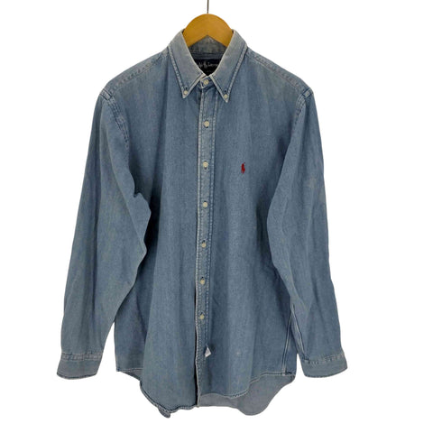 ラルフローレン RALPH LAUREN 80-90S デニムシャツ メンズ JPN:L