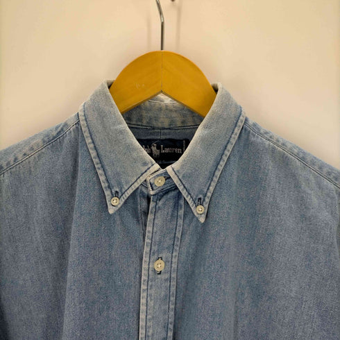ラルフローレン RALPH LAUREN 80-90S デニムシャツ メンズ JPN:L