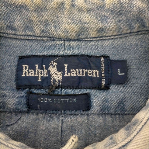 ラルフローレン RALPH LAUREN 80-90S デニムシャツ メンズ JPN:L