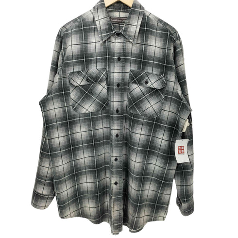 デヴィッドテイラー david taylor 80-90s チェック柄 ロングスリーブ ネルシャツ メンズ import:L