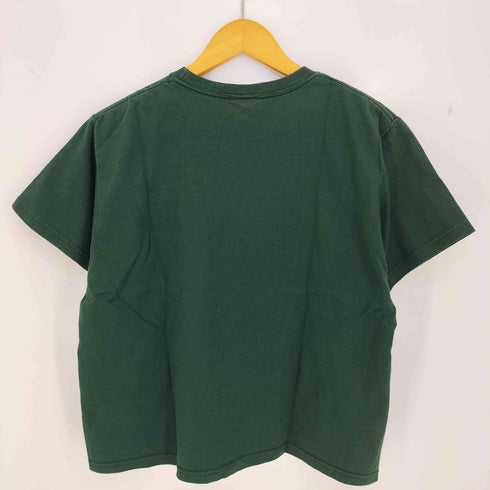 グッドウェア Goodwear USA製 クロップド ポケットTシャツ レディース import:M