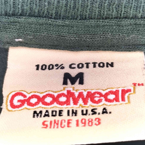 グッドウェア Goodwear USA製 クロップド ポケットTシャツ レディース import:M