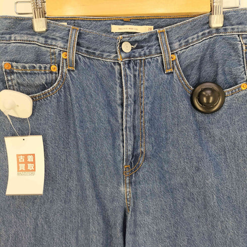 スピックアンドスパン Spick and Span 別注 SMU RIBCAGE WIDE LEG デニムパンツ レディース W28/L30