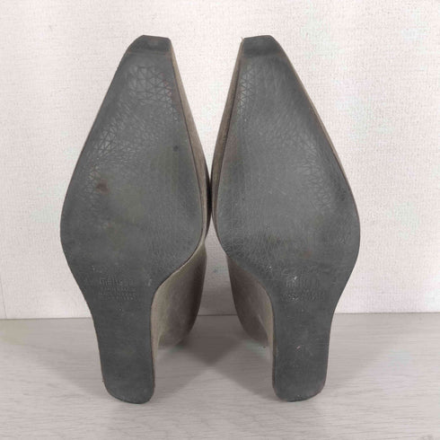 メリッサ melissa スクエアトゥ ベルベット ヒールパンプス レディース US:7