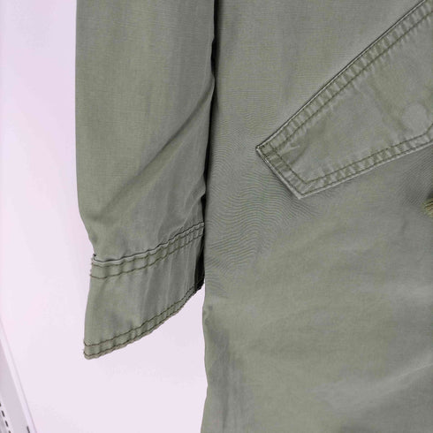 ザラ ZARA I Really Don't Care Do U Melania ペイント ミリタリー モッズコート レディース import:XS