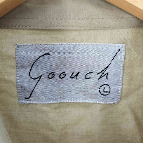 グーチ GOOUCH インド綿 ハンティング シャツ メンズ import:L