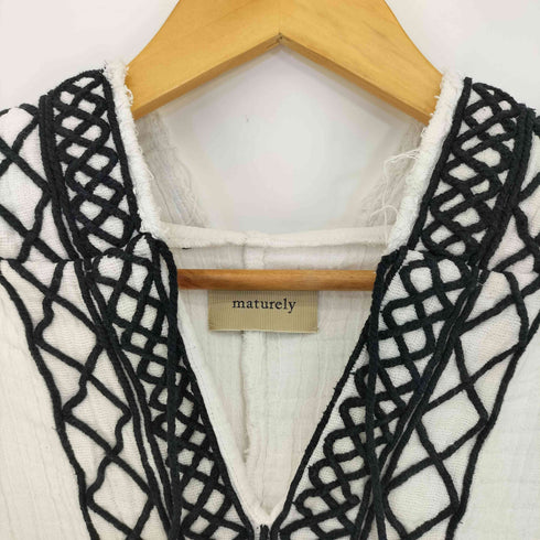 マチュアリー maturely Double Gauze Hoodie レディース